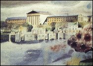 Philadelphia Art Museum --Watercolor